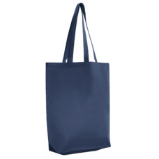 SAC SHOPPING BIOTIFULL PERSONNALISABLE BLEU MARINE | SACS PUBLICITAIRES | SACS BANDOULIERES PERSONNALISÉS