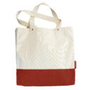 SAC SHOPPING CHIC N GO PERSONNALISABLE ROUGE | SACS PUBLICITAIRES | SACS COTON PERSONNALISÉS