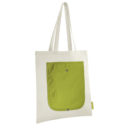 SAC SHOPPING PLIABLE MERCATO PUBLICITAIRE VERT | SACS PUBLICITAIRES | SACS COTON PERSONNALISÉS