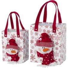 SACS_DE_NOEL_PUBLICITAIRE MARRON | GADGETS & GOODIES PUBLICITAIRES | CADEAUX DE NOEL PERSONNALISÉ