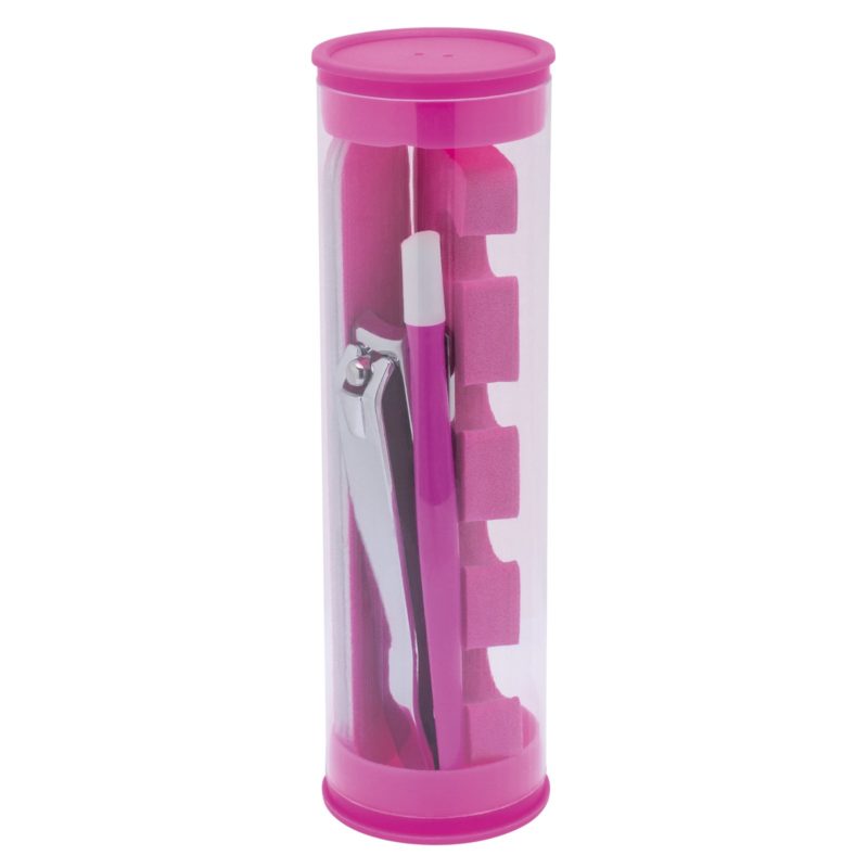 SET_PEDICURE_REFLECTS_TOLUKA_MAGENTA_PERSONNALISABLE | GADGETS & GOODIES PUBLICITAIRES  | CADEAUX PERSONNALISÉS FEMME