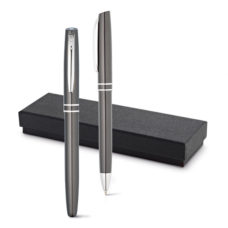 SET_STYLO_ROLLER_ET_STYLO_A_BILLE_ALUMINIUM_PUBLICITAIRE_PERSONNALISE E | STYLOS PUBLICITAIRES | STYLO À BILLE MÉTAL