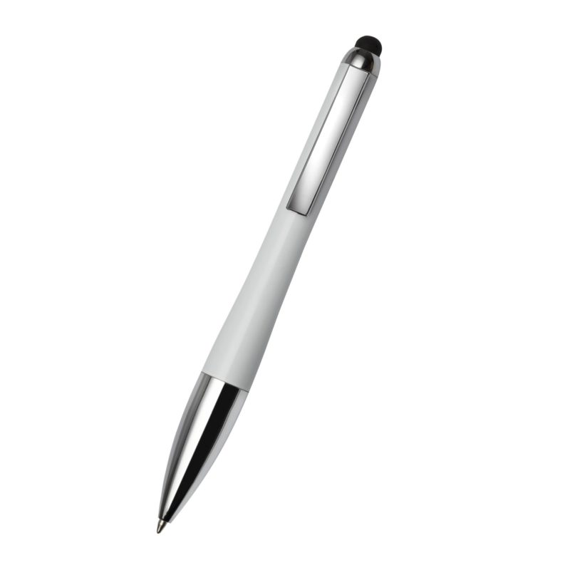 STYLO_A_BILLE_CLIC_CLAC_HOUSTON_WHITE_PERSONNALISABLE | STYLOS PUBLICITAIRES | STYLO À BILLE PERSONNALISÉ