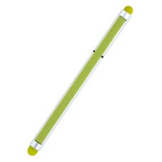 STYLO_A_BILLE_CLIC_CLAC_MALDON_SILVER_YELLOW_PERSONNALISE | STYLOS PUBLICITAIRES | STYLO À BILLE PERSONNALISÉ