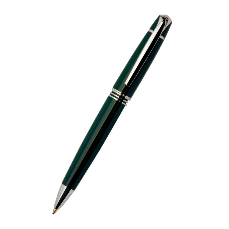 STYLO_A_BILLE_CLIC_CLAC_VANCOUVER_DARK_GREEN_PERSONNALISE | STYLOS PUBLICITAIRES | STYLO À BILLE PERSONNALISÉ