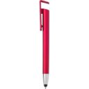 STYLO_A_BILLE__STYLO_TACTILE_AVEC_SUPPORT_TELEPHONIQUE_PERSONNALISABLE MARRON | STYLOS PUBLICITAIRES | STYLO À BILLE PERSONNALISÉ