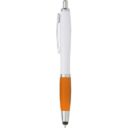 STYLO_A_BILLE__STYLO_TACTILE_PERSONNALISABLE ORANGE | STYLOS PUBLICITAIRES | STYLO À BILLE PERSONNALISÉ