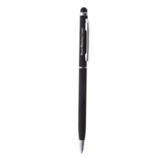 STYLO_A_BILLE__STYLO_TACTILE_PERSONNALISE NOIR | STYLOS PUBLICITAIRES | STYLO À BILLE PERSONNALISÉ