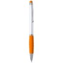 STYLO_A_BILLE__STYLO_TACTILE_PERSONNALISE ORANGE | STYLOS PUBLICITAIRES | STYLO À BILLE PERSONNALISÉ