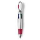 STYLO_A_BILLE_AVEC_ENCRE_ET_CLIP_MULTICOLORE_PERSONNALISABLE BEIGE | STYLOS PUBLICITAIRES | STYLO À BILLE PERSONNALISÉ