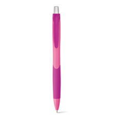 STYLO_A_BILLE_PUBLICITAIRE_A_PRISE_EN_MAIN_CAOUTCHOUTEE_PERSONNALISE R | STYLOS PUBLICITAIRES | STYLO À BILLE PERSONNALISÉ