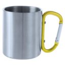 TASSE_EN_METAL_200_ML_AVEC_MOUSQUETON_PERSONNALISABLE GRIS | STYLOS PUBLICITAIRES | STYLO À BILLE MÉTAL